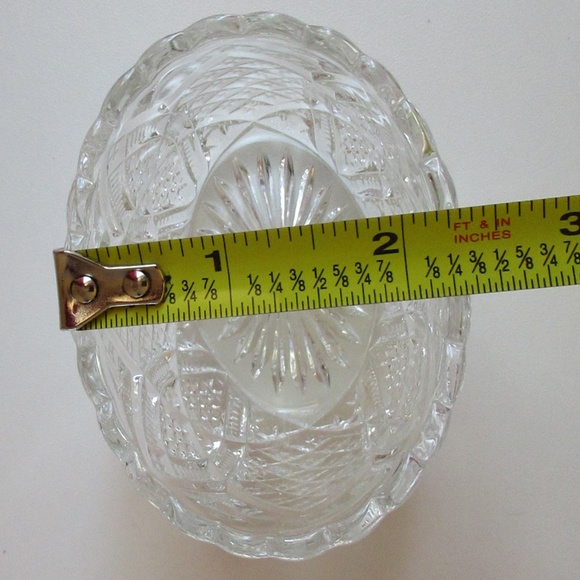 Lead Crystal mini handleless basket - Picture 7 of 8